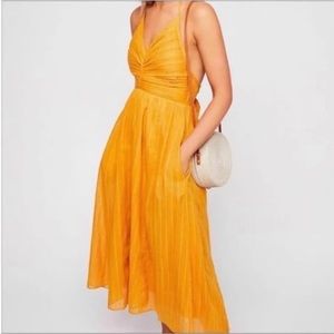 Free People Mustard Yellow Dress size XS